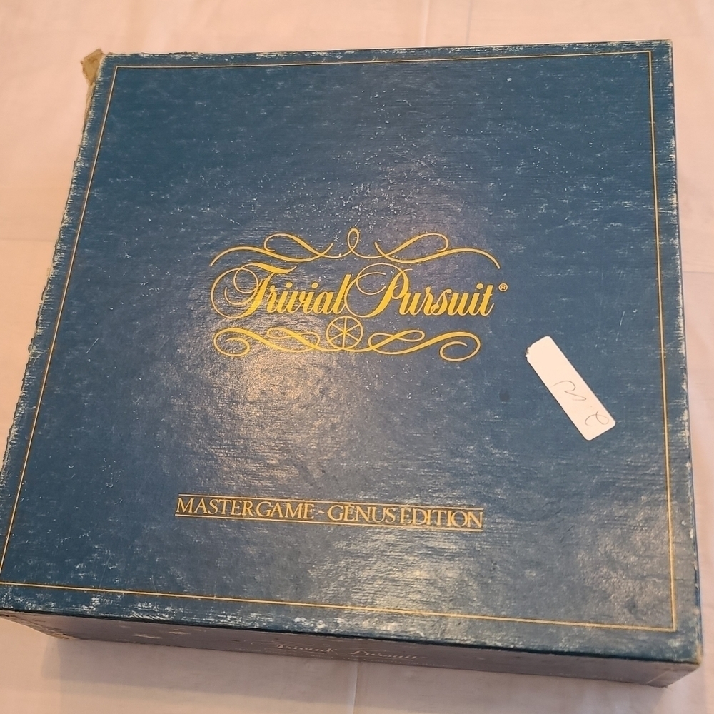 Trivial Pursuit Master Game Genus Edition 1981 Vintage